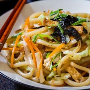 Vegetable Yaki Udon Noodle