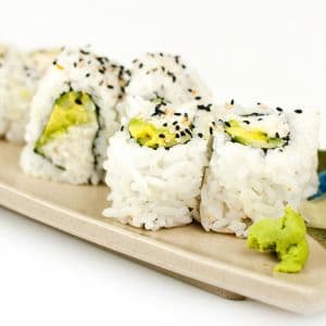 L10. 1 California Roll, 1 Spicy Salmon Roll (11:30 - 14:30)