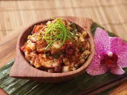 Octopus with Kimchi