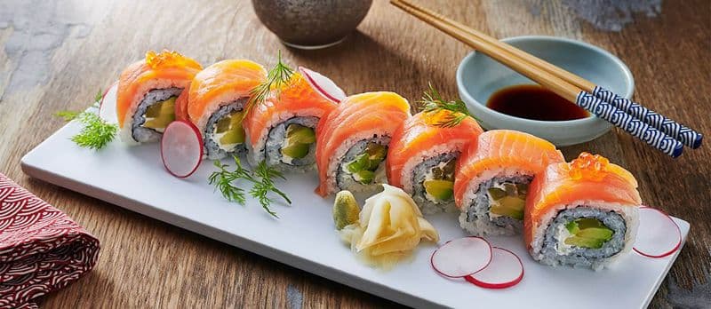 Smoked Crazy Salmon Roll