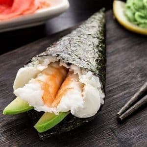 Spicy Shrimp Hand Roll