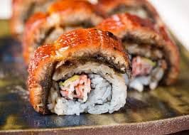 California with Eel Roll
