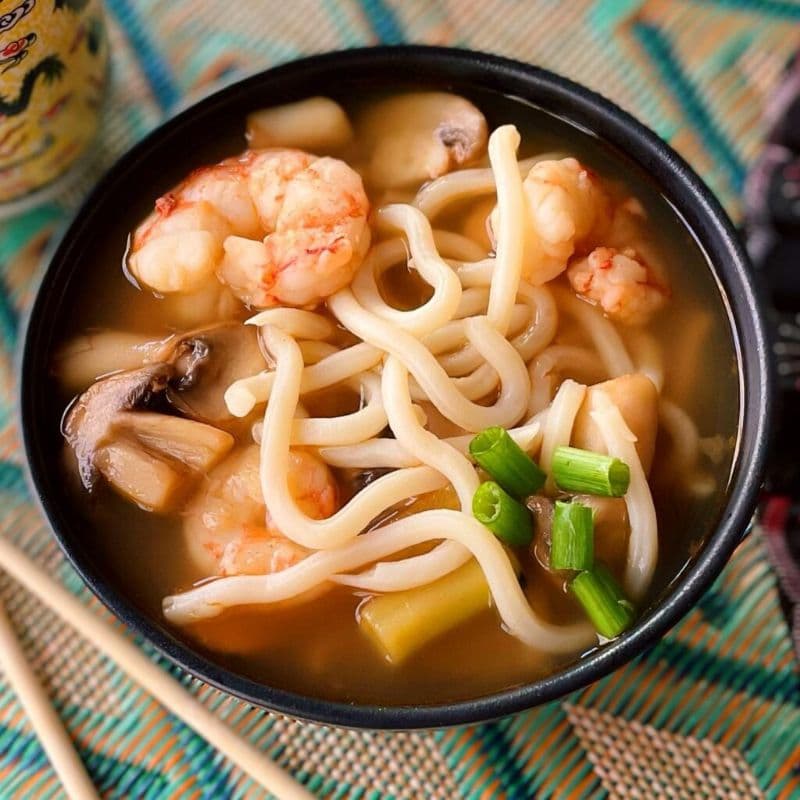 Seafood Udon (Noodle Soup)